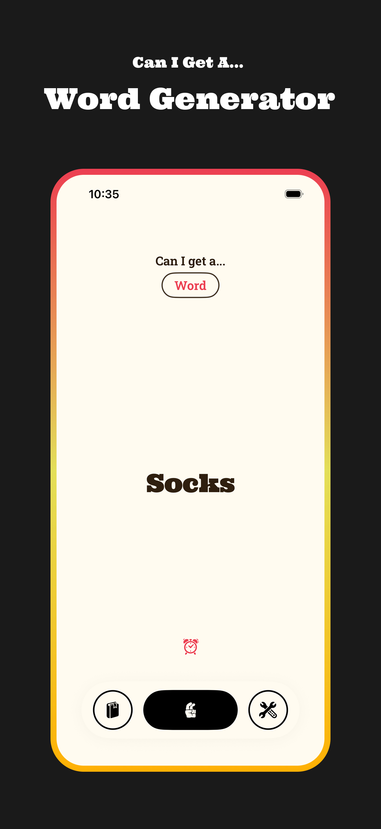 Bunny Bunny Buddy word generator